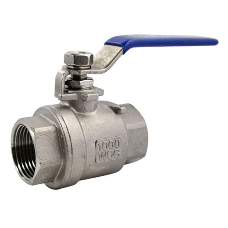Ximimark 3/4" NPT Female 316 Stainless Steel Full Port Ball Valve Vinyl Handle - Image 2